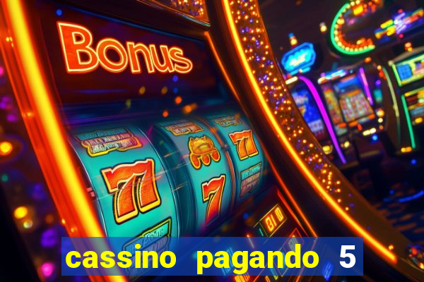 cassino pagando 5 reais no cadastro